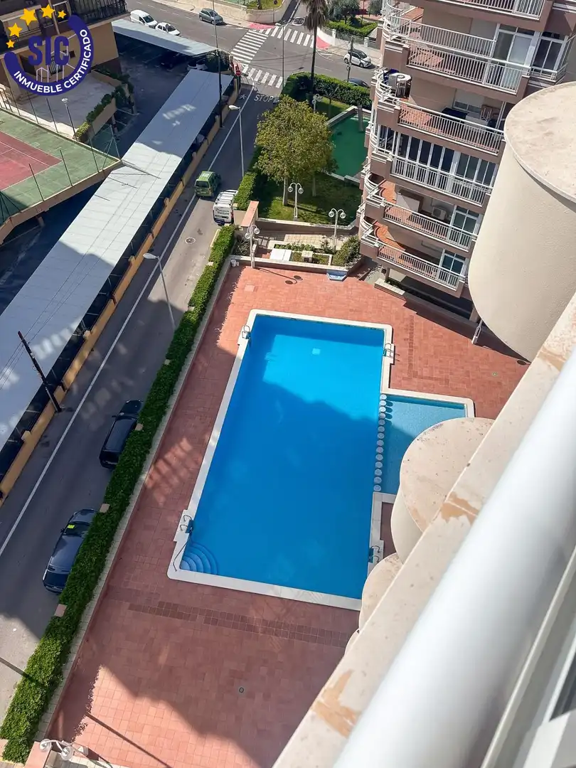 Piscina de Apartamento en venta en Benicasim / Benicàssim con Jardín privado, Terraza y Trastero