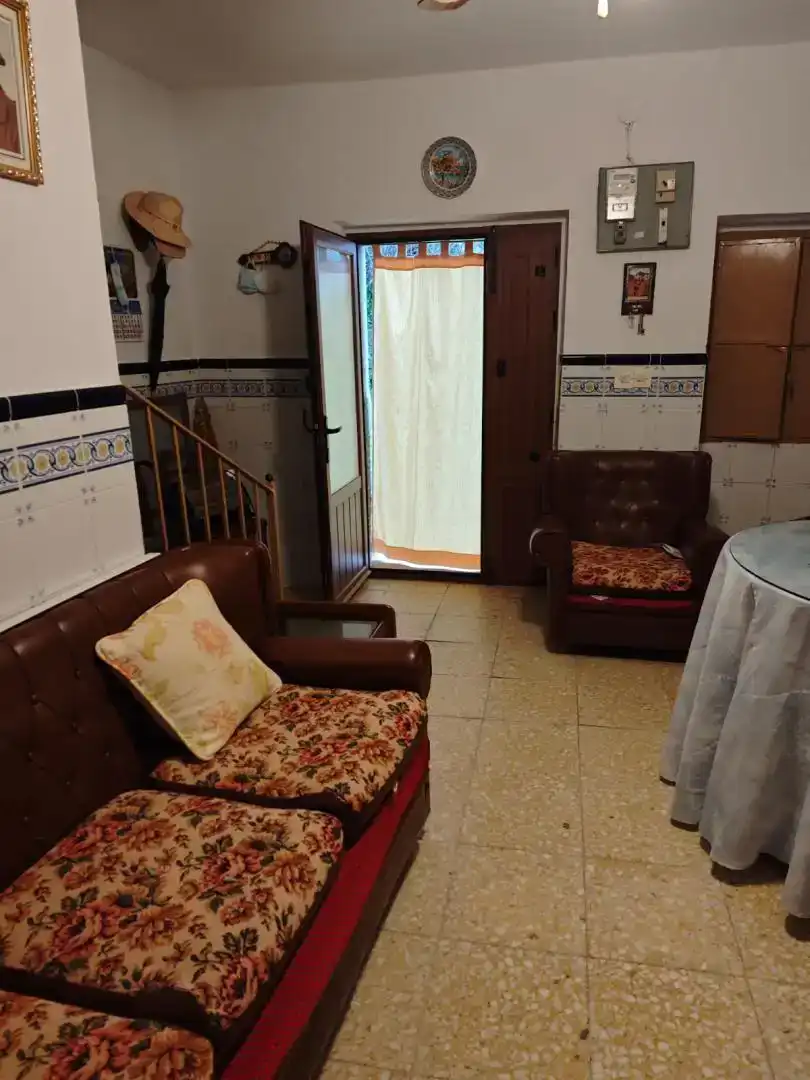 Sala de estar de Casa o chalet en venta en Salvatierra de Santiago con Jardín privado y Amueblado