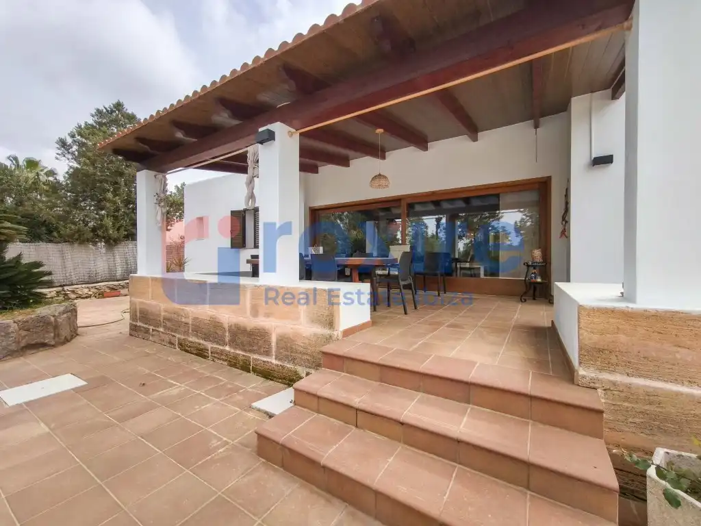 Exterior view of Houses for rent in Sant Antoni de Portmany  with Air Conditioner, Private garden and Terrace
