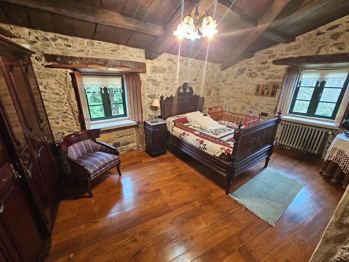 Habitación de Casa o chalet en venta en Melide con Calefacción, Jardín privado y Terraza