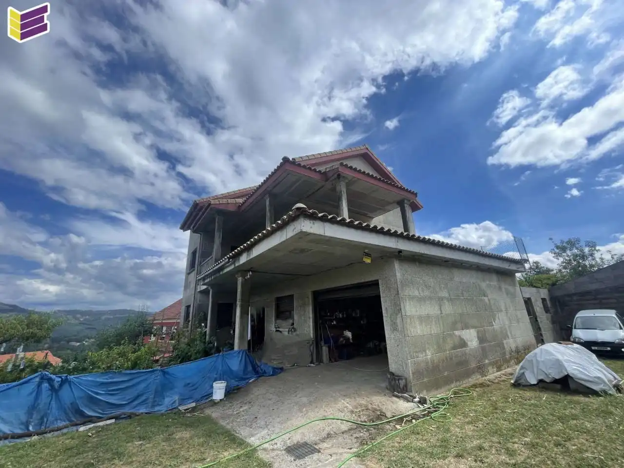 Vista exterior de Casa o chalet en venta en Mos con Jardín privado y Terraza