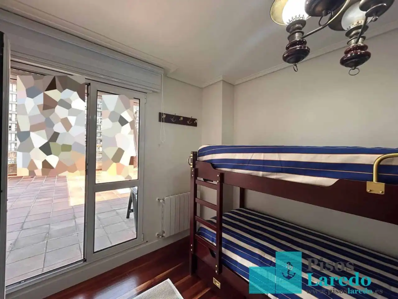 Bedroom of Flat for rent in Laredo  with Heating, Terrace and Furnished
