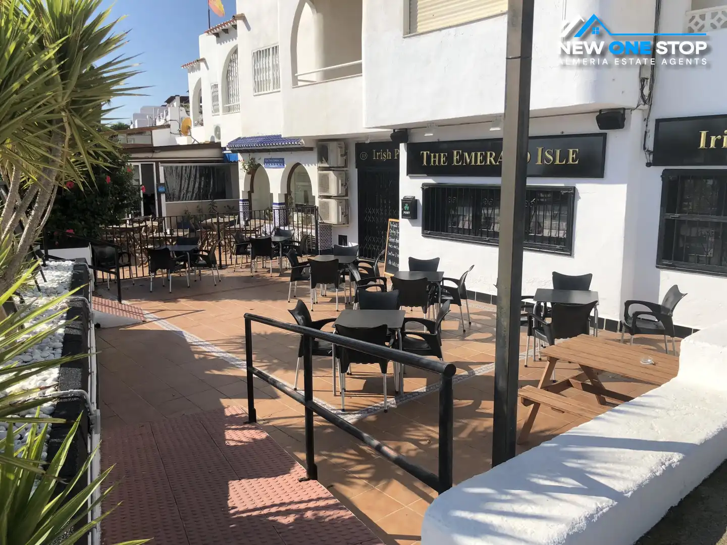 Terrasse von Geschaftsraum zum Verkauf in Mojácar mit Klimaanlage, Heizung und Terrasse