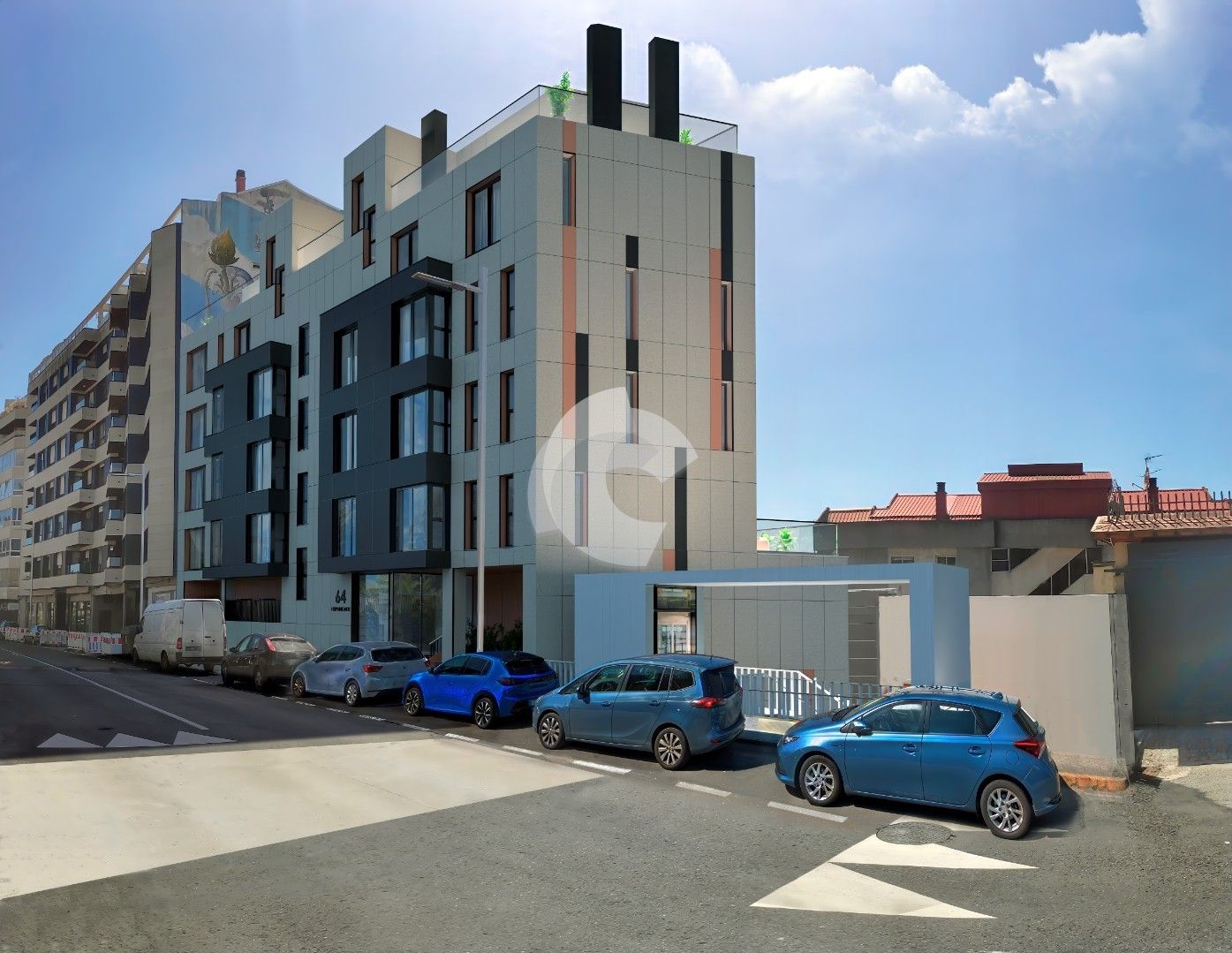 Vista exterior de Apartament en venda en Vigo 