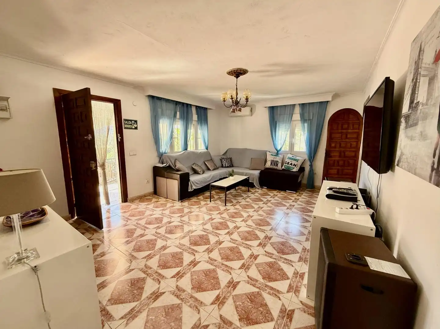 Sala de estar de Casa o chalet en venta en Orxeta con Aire acondicionado, Jardín privado y Terraza