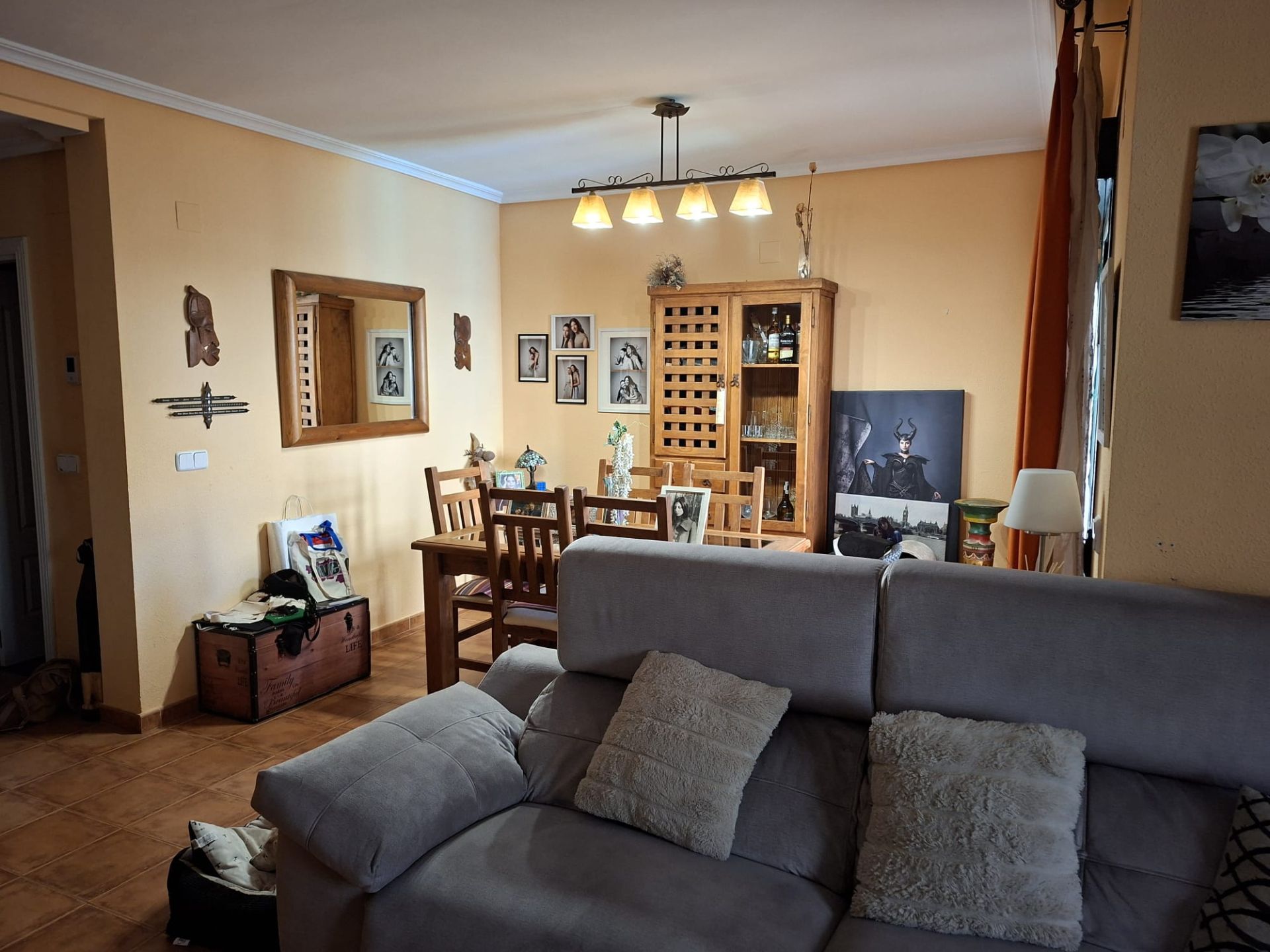 Living room of Single-family semi-detached for sale in Talavera de la Reina  with Heating, Parquet flooring and Community pool