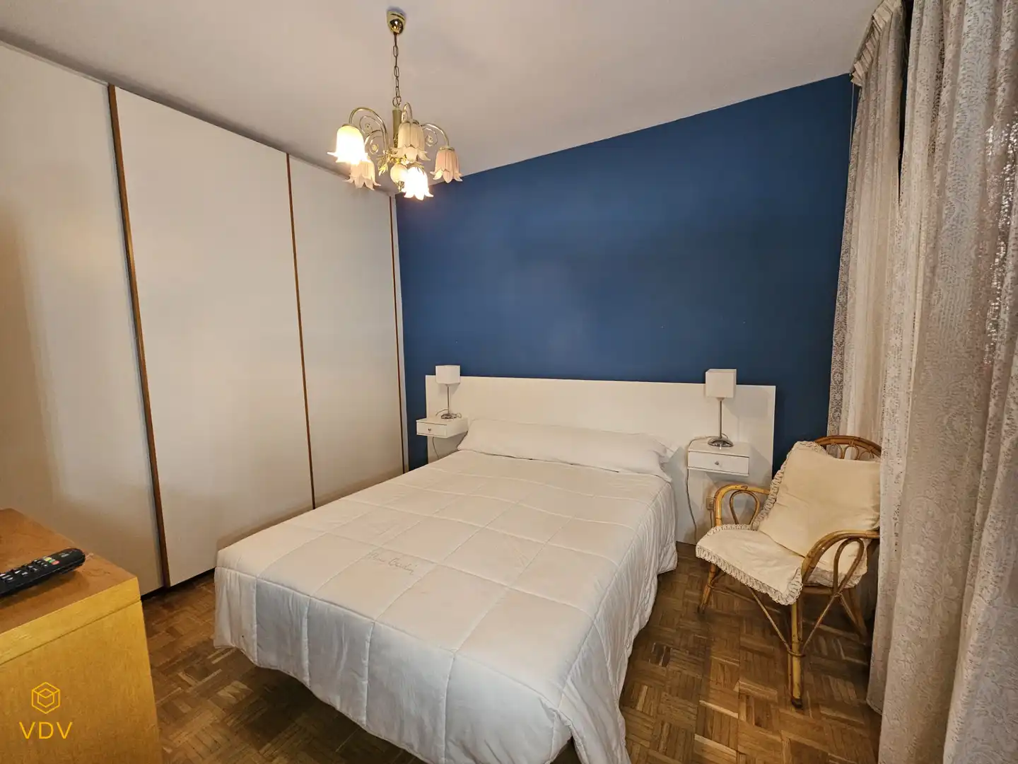 Bedroom of Flat for sale in  Pamplona / Iruña  with Heating, Parquet flooring and Terrace