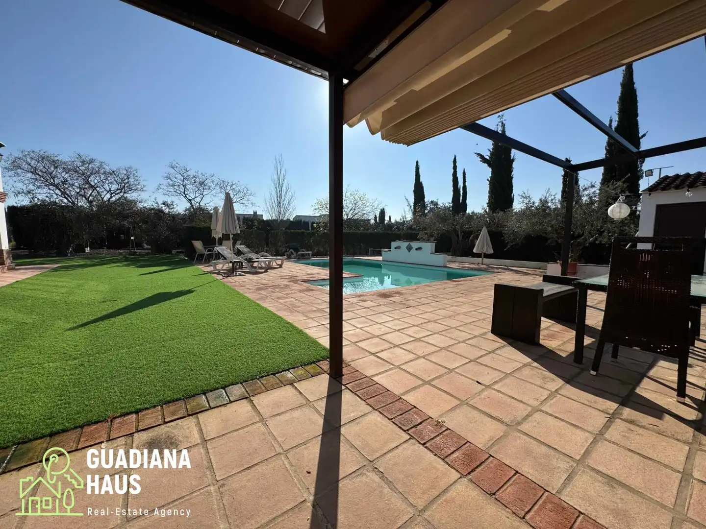 Jardín de Finca rústica en venta en Cartaya con Terraza y Piscina