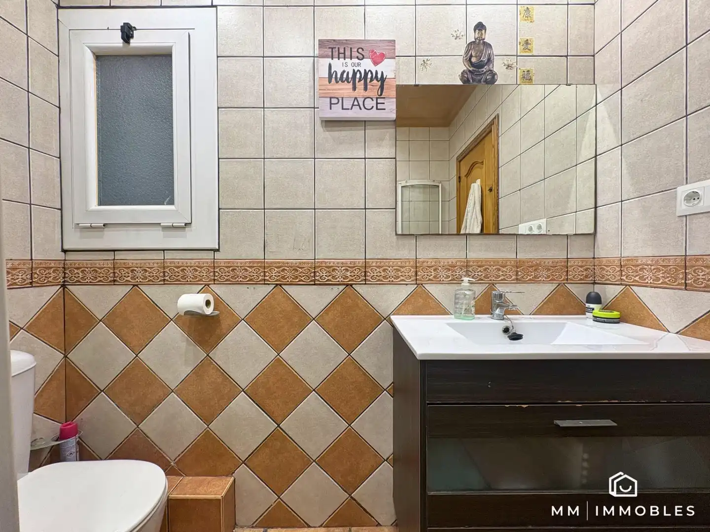 Badezimmer von Dachboden zum Verkauf in Granollers mit Terrasse
