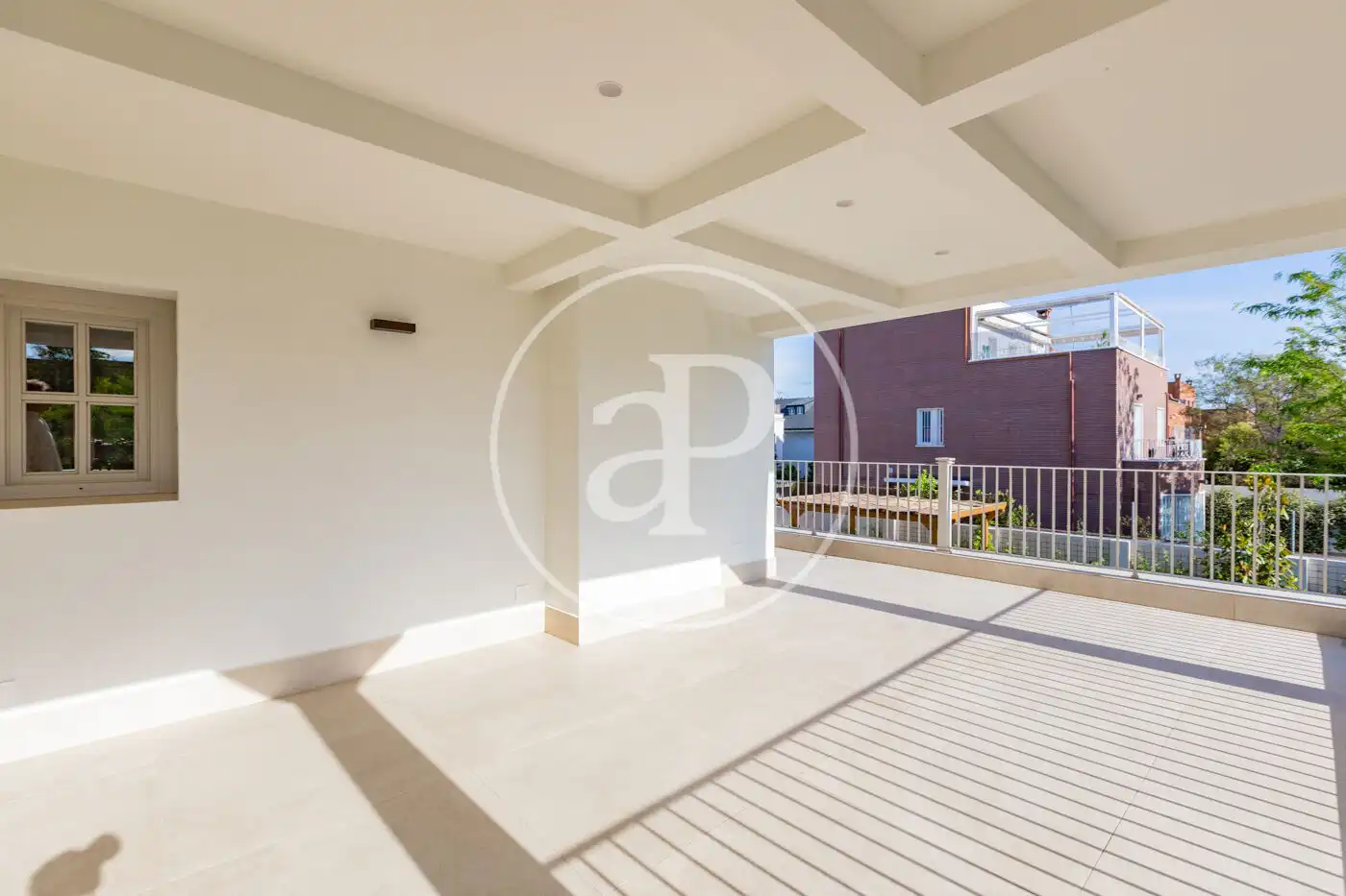 Terrace of Houses for rent in Madrid  with Air Conditioner, Heating and Private garden