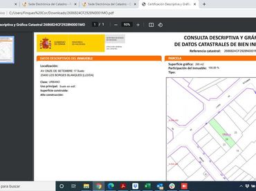 Terreny residencial en venda a Carrer Onze de Setembre 13