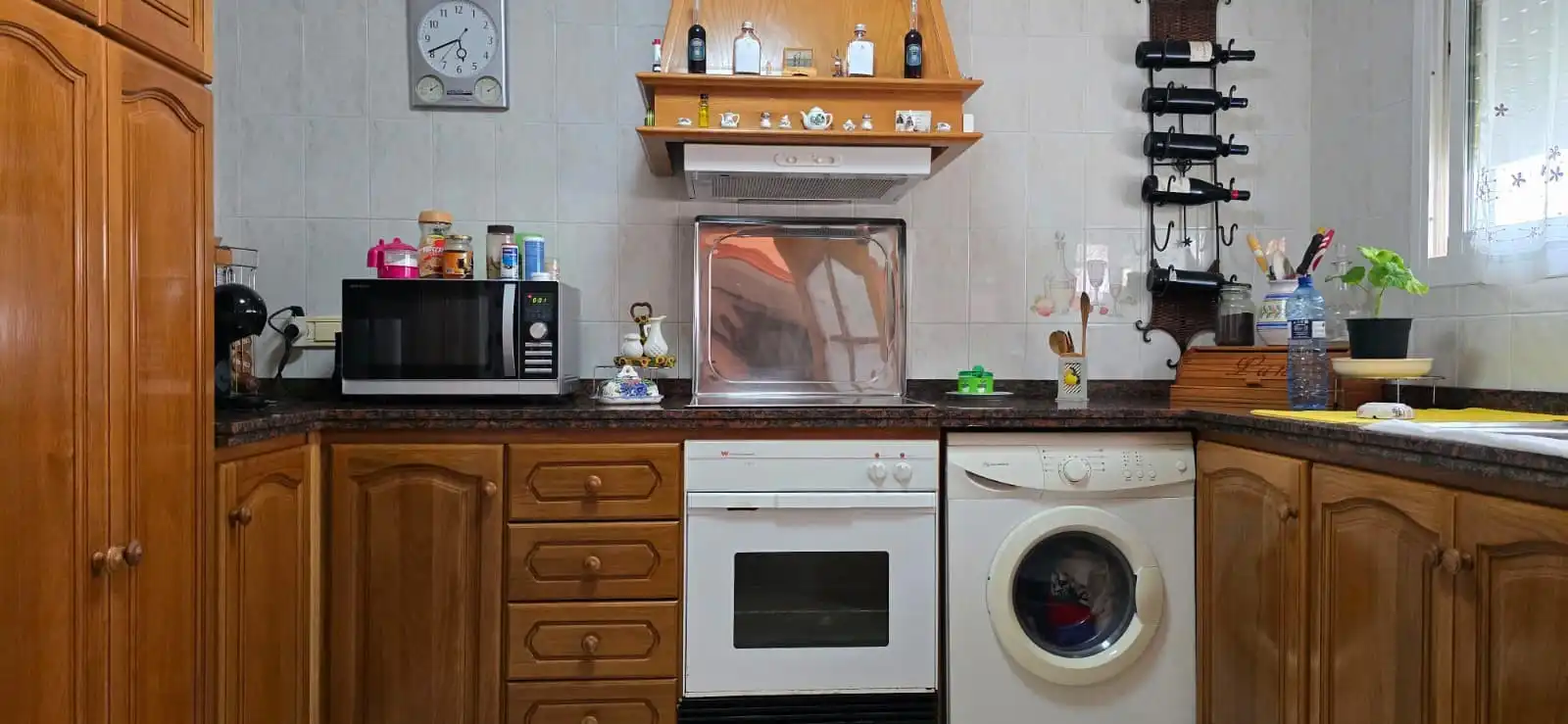 Cocina de Piso en venta en La Font d'en Carròs con Terraza, Trastero y Amueblado