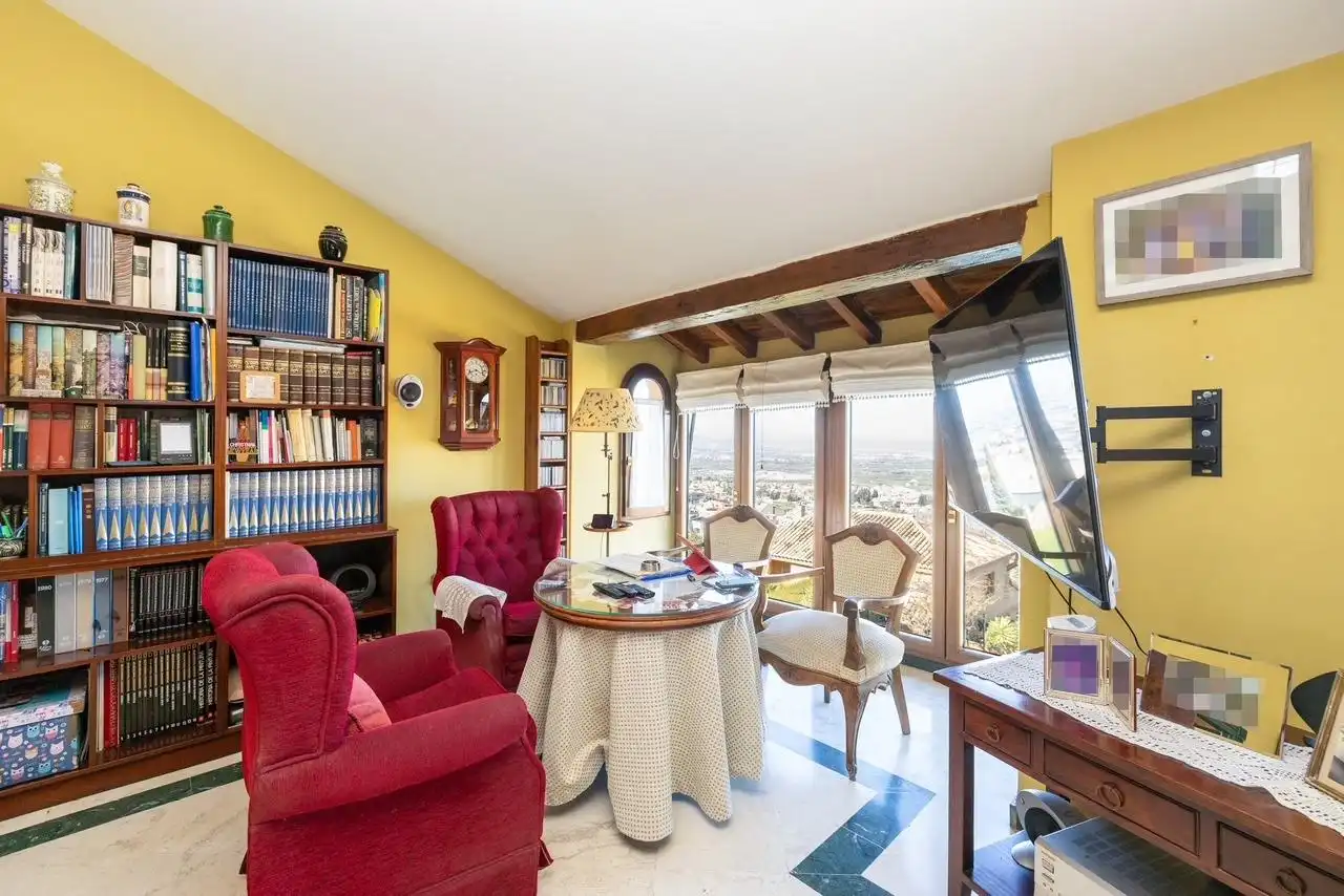Living room of Houses for sale in Monachil  with Air Conditioner, Heating and Private garden