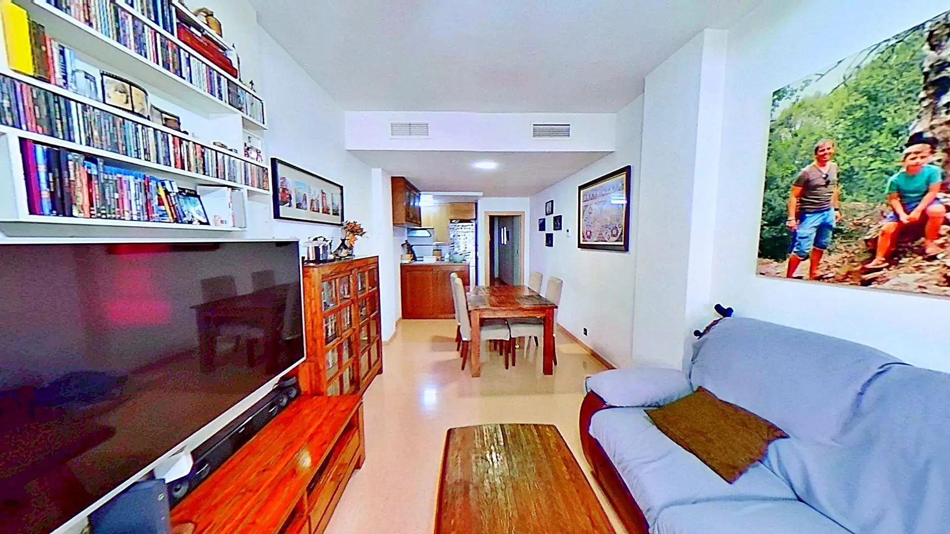 Living room of Flat for sale in Alicante / Alacant  with Air Conditioner, Heating and Terrace
