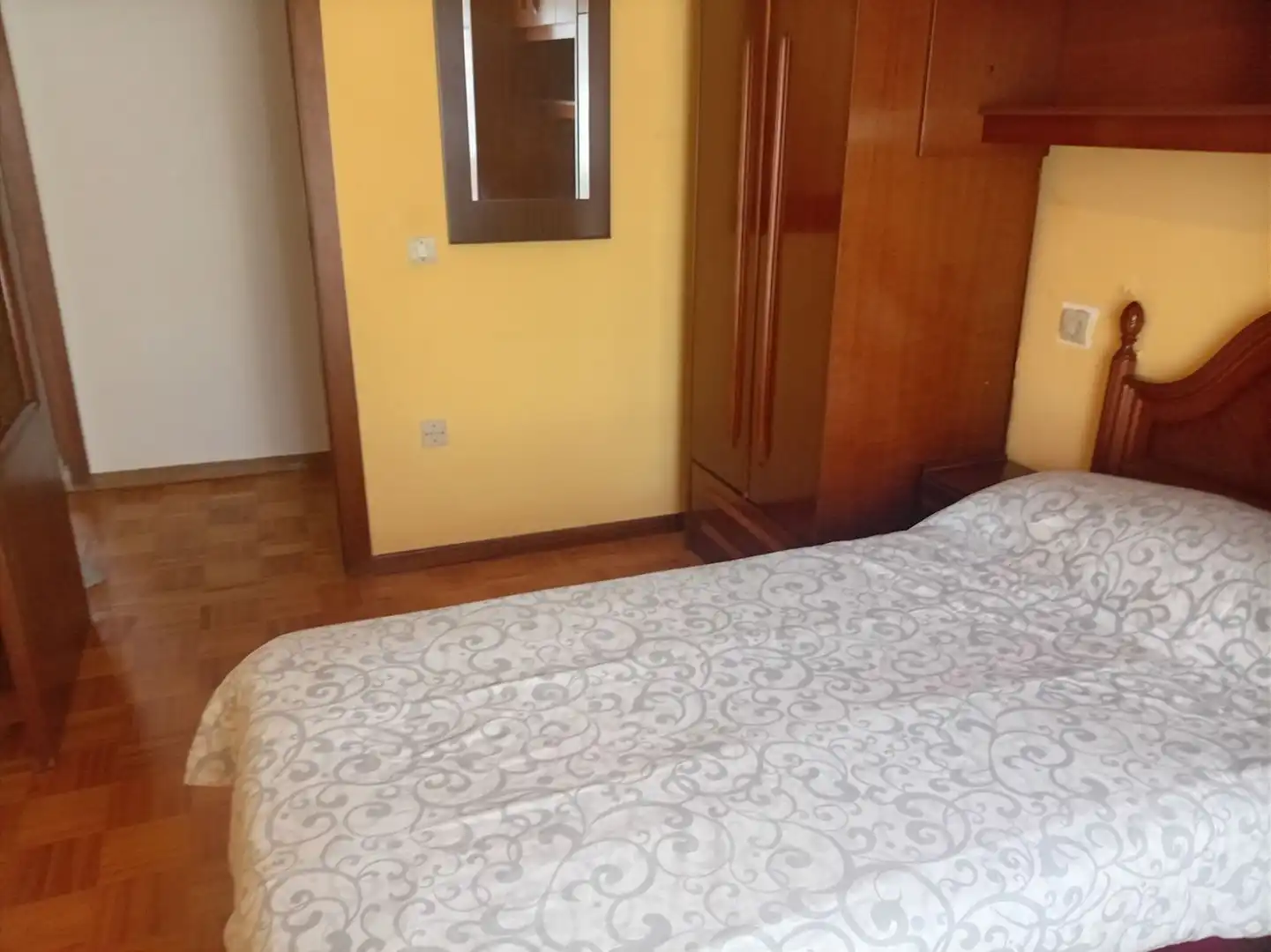 Bedroom of Flat for sale in Gijón   with Heating, Storage room and Swimming Pool