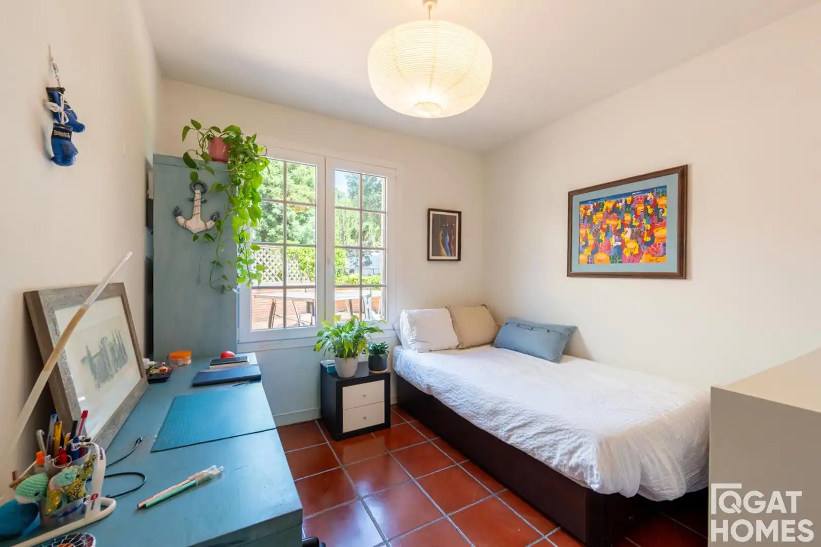 Bedroom of Houses for sale in Sant Cugat del Vallès  with Heating, Terrace and Storage room