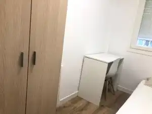 Schlafzimmer von Wohnung zur untervermieten in Móstoles mit Heizung, Möbliert und Ofen