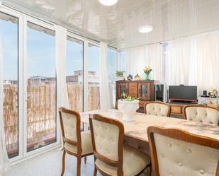 Dining room of Attic for sale in  Barcelona Capital  with Furnished and Balcony