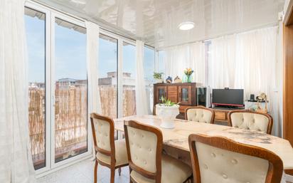 Dining room of Attic for sale in  Barcelona Capital  with Furnished and Balcony