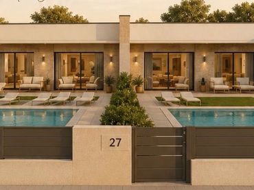 Adosado de obra nueva con balcón en venta en Santa Oliva