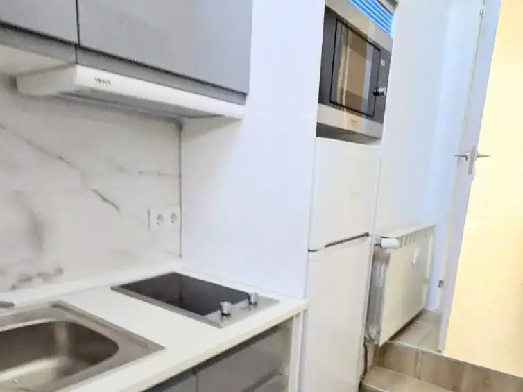Cocina de Piso de alquiler en Alcobendas con Parquet