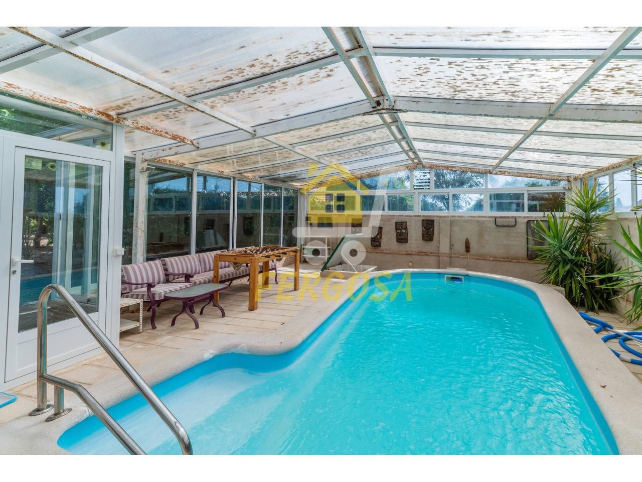 Swimming pool of House or chalet for sale in Cobisa  with Heating, Private garden and Terrace