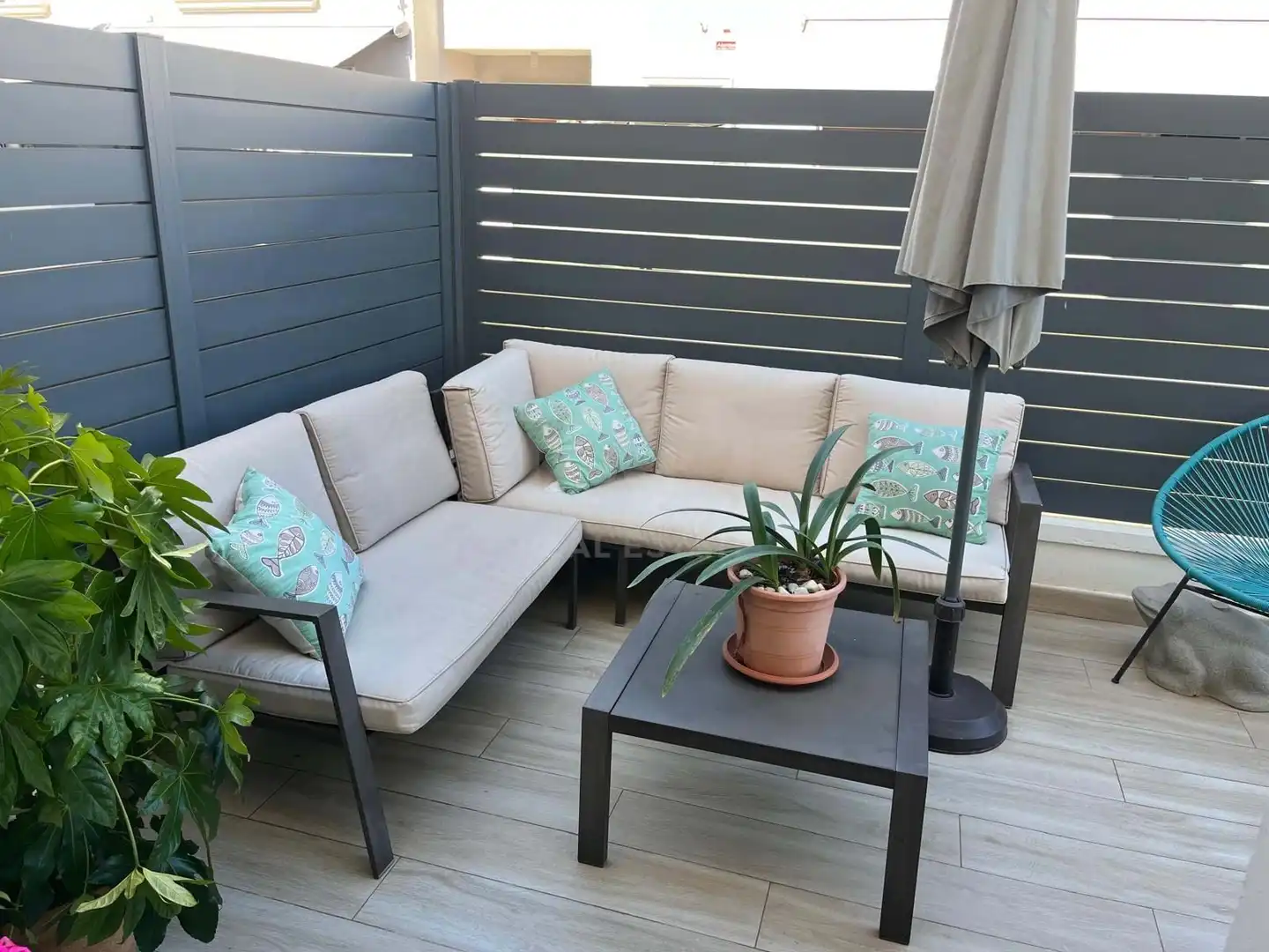Terraza de Casa adosada en venta en Almería con Aire acondicionado, Calefacción y Terraza