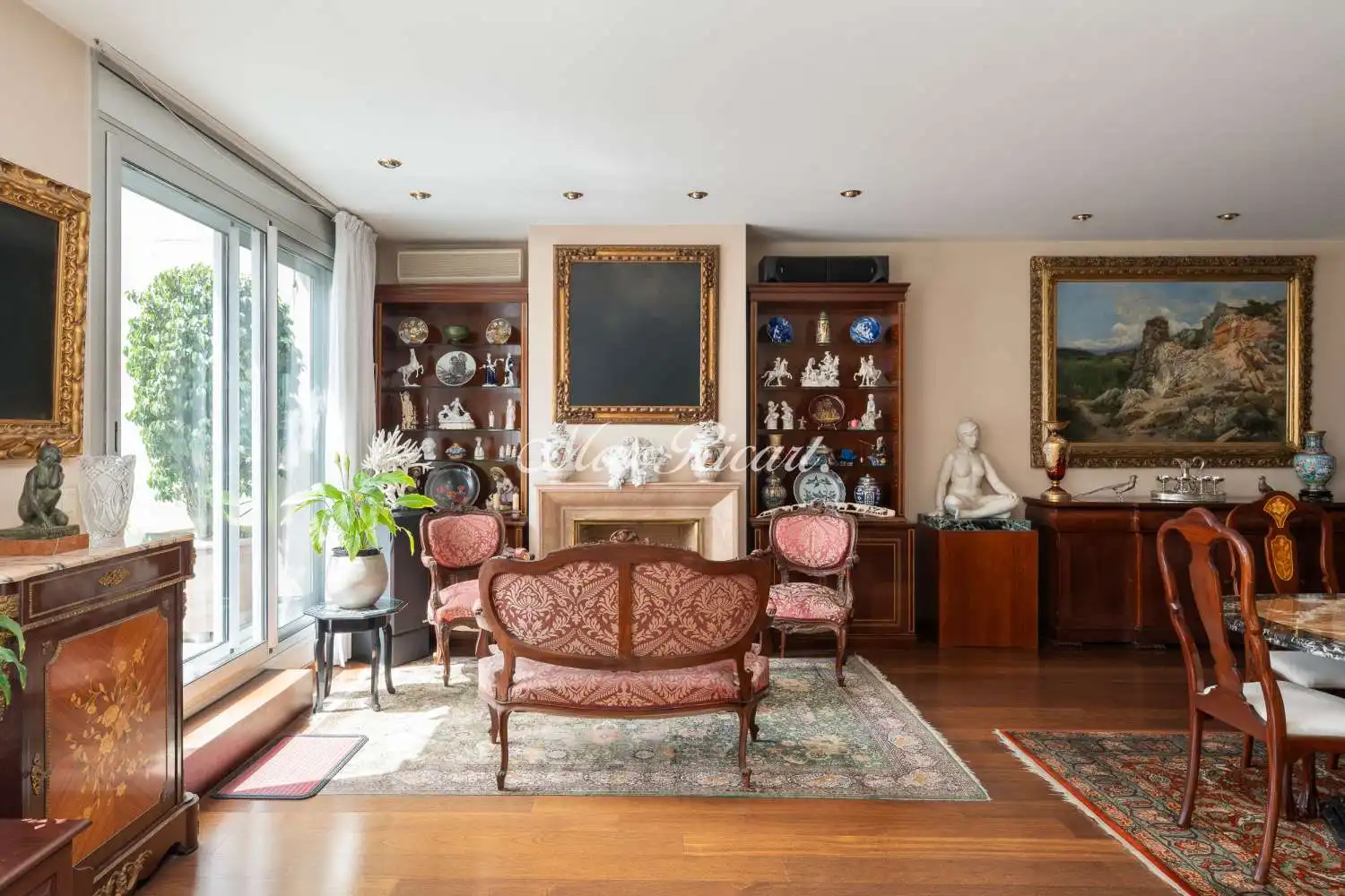 Sala de estar de Ático en venta en Barcelona con Aire acondicionado, Calefacción y Terraza
