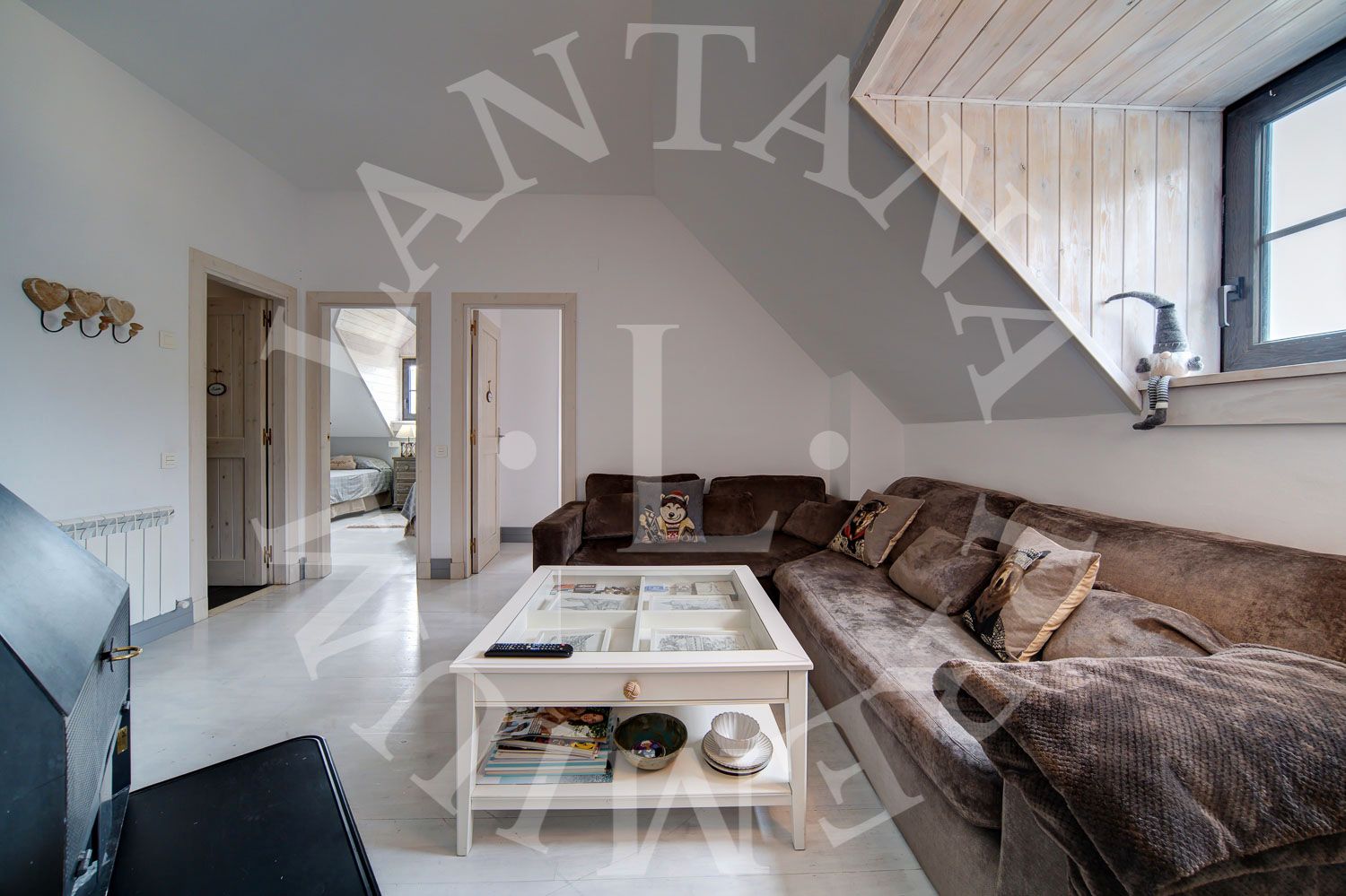 Living room of Flat for sale in Naut Aran  with Heating, Parquet flooring and Storage room