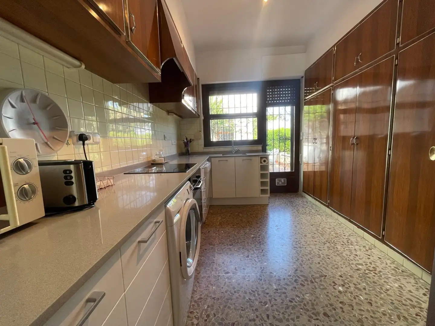 Küche von Haus oder Chalet zur Miete in Dénia mit Klimaanlage, Heizung und Privatgarten