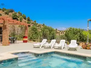 Garden of Country homes for rent in Almuñécar  with Air Conditioner, Private garden and Terrace