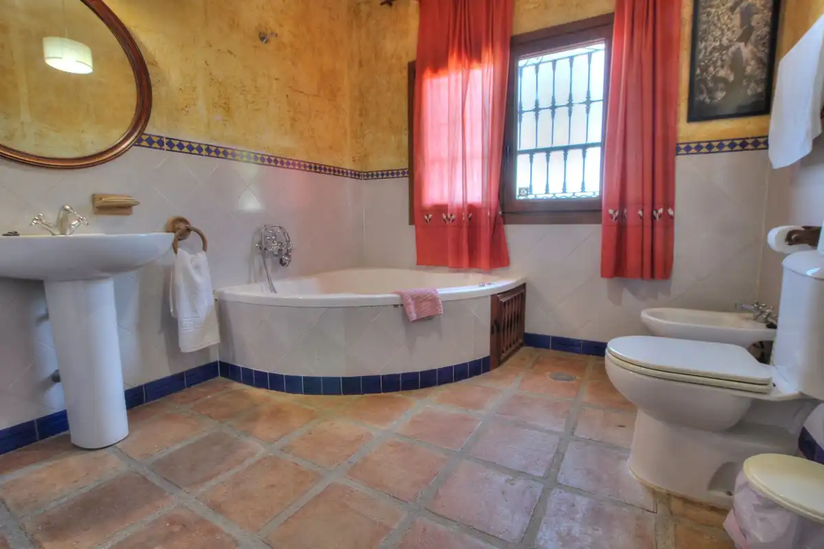 Baño de Casa o chalet en venta en Mijas con Aire acondicionado, Jardín privado y Terraza
