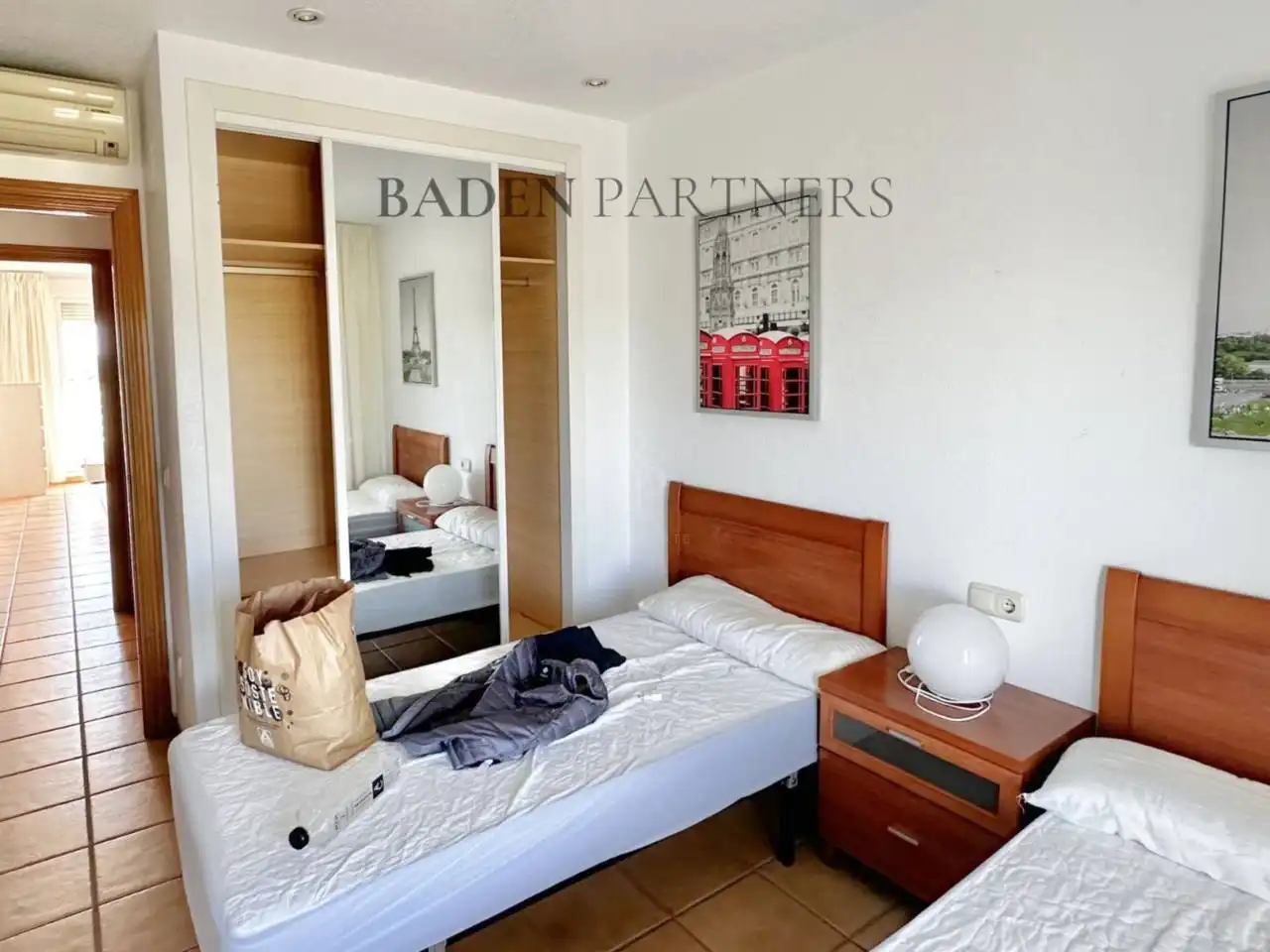 Schlafzimmer von Wohnung zum Verkauf in San Jorge / Sant Jordi mit Klimaanlage, Heizung und Terrasse