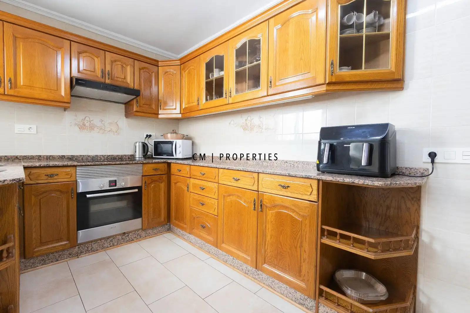 Cocina de Piso de alquiler en Valencia con Aire acondicionado, Parquet y Amueblado