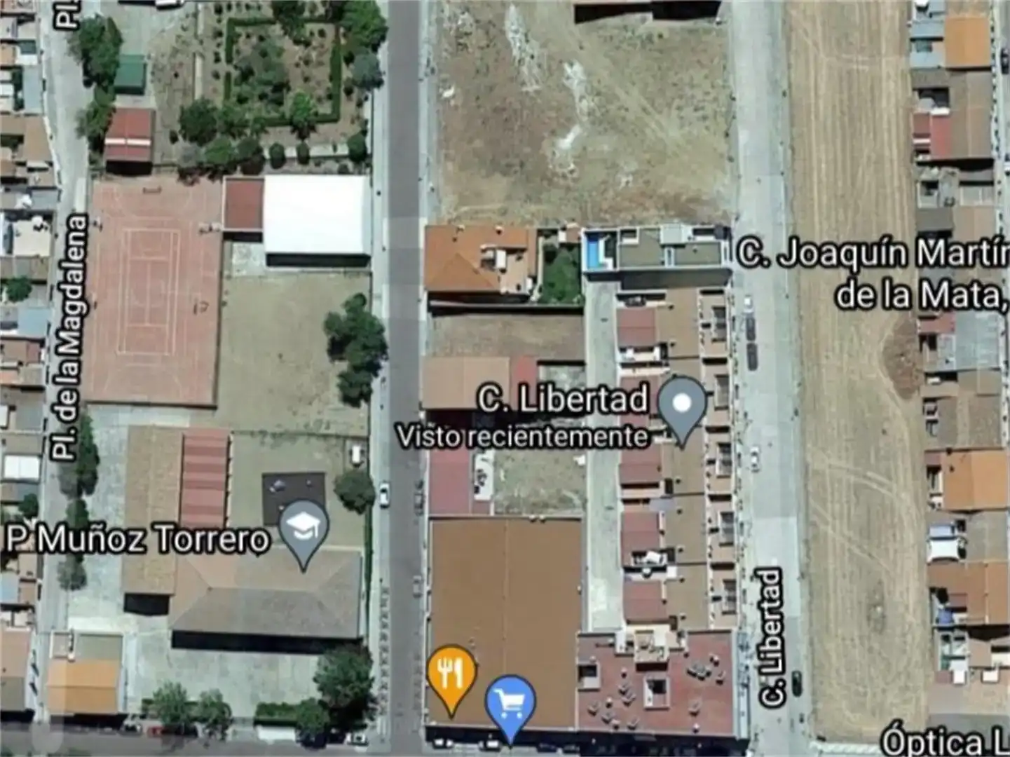 Vista exterior de Terreno en venta en Cabeza del Buey