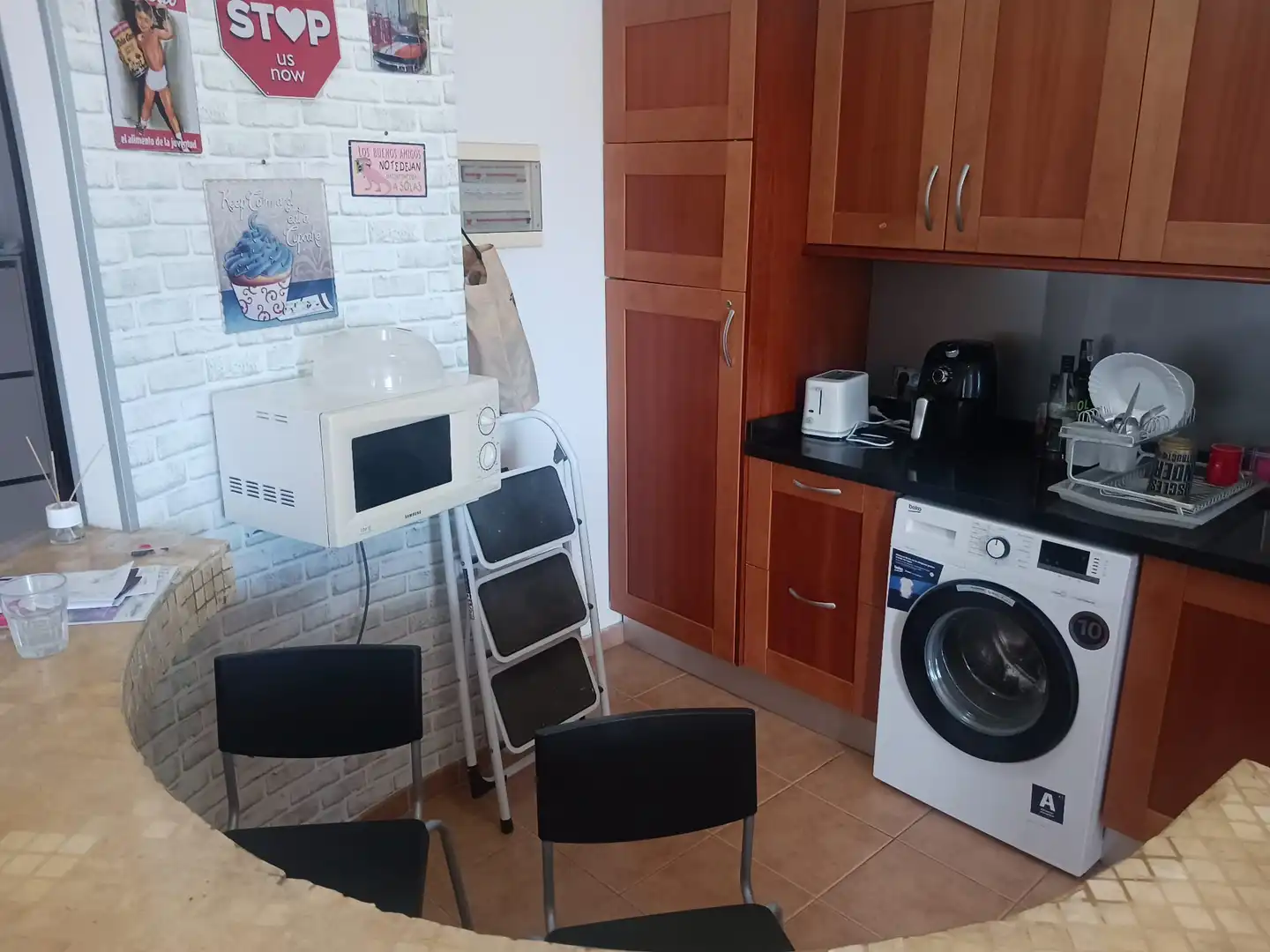 Cuina de Apartament en venda en San Miguel de Abona amb Terrassa, Piscina i Moblat
