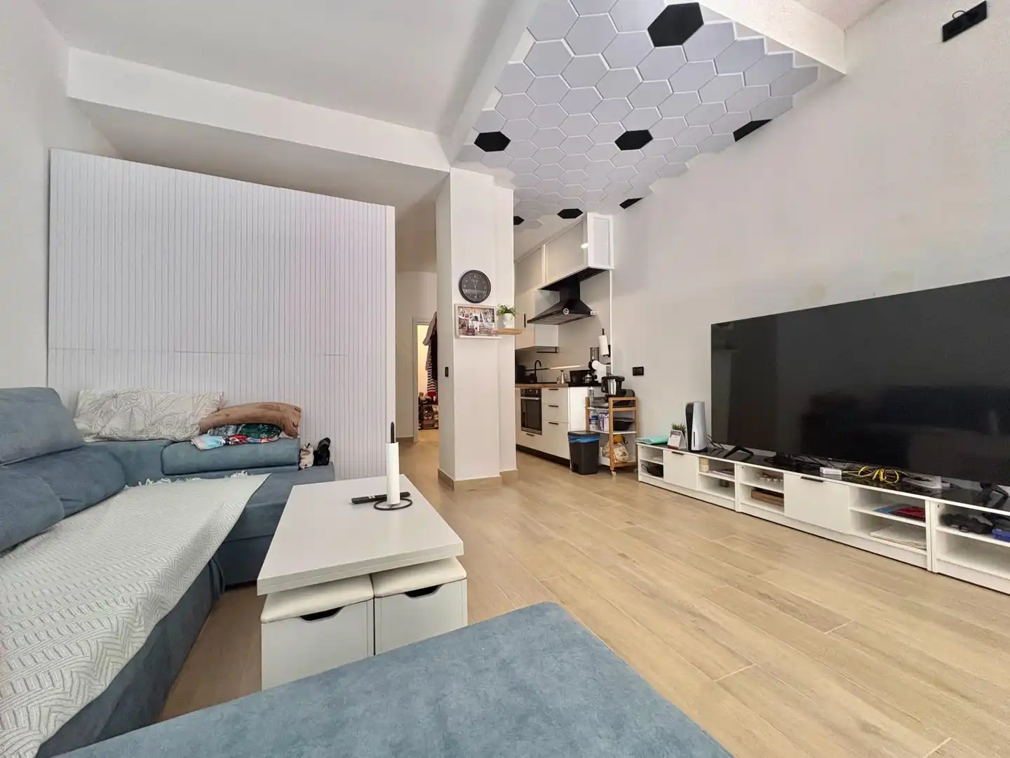 Wohnzimmer von Wohnung zum Verkauf in Málaga mit Klimaanlage und Möbliert