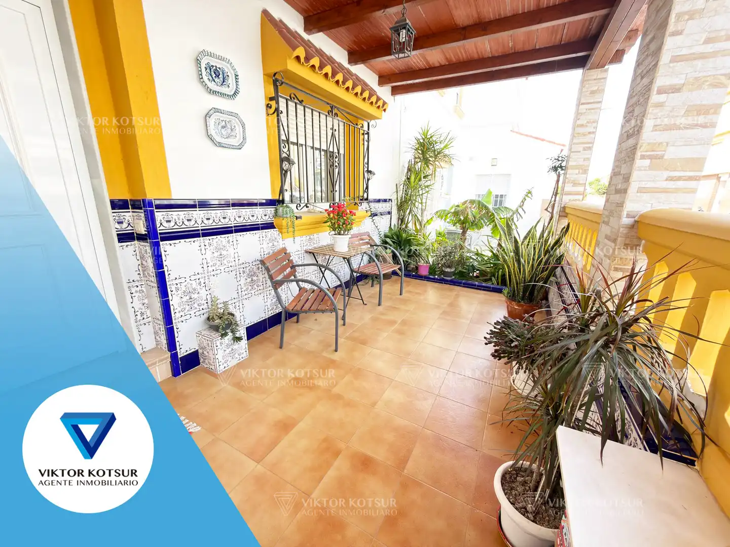Terrace of Detached homes for sale in Roquetas de Mar  with Air Conditioner, Terrace and Storage room