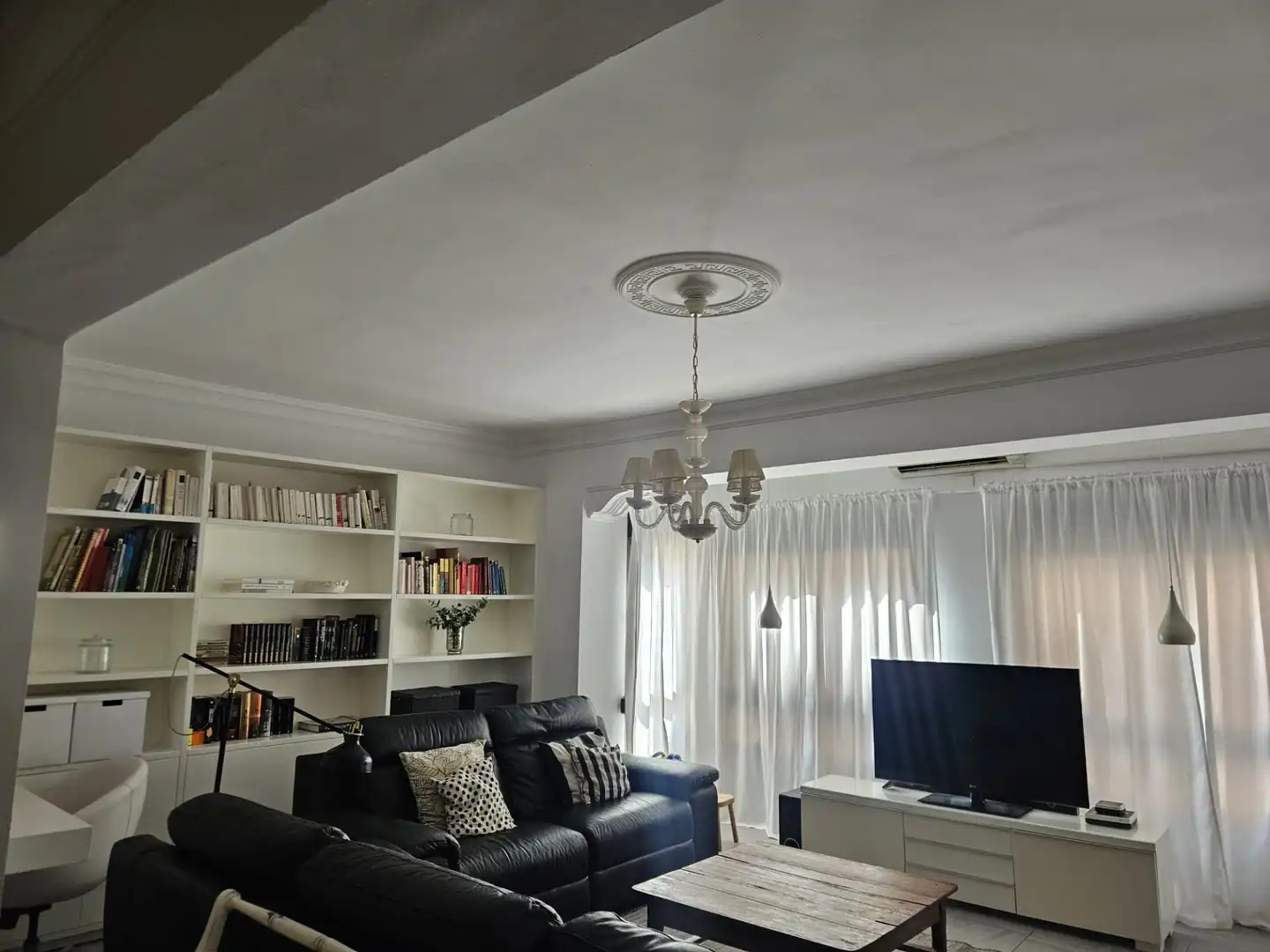 Living room of Flat for sale in Vila-real  with Air Conditioner, Heating and Furnished