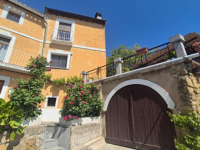 Exterior view of Country house for sale in San Martín de Unx  with Heating, Private garden and Terrace