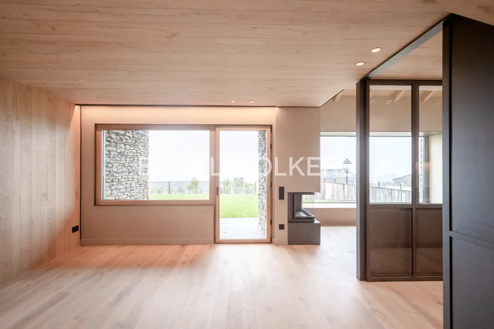 Sala d'estar de Casa o xalet en venda en Ger amb Calefacció, Jardí privat i Parquet