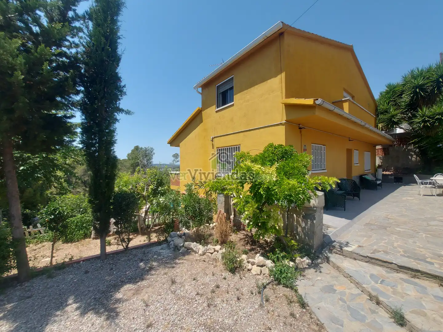 Vista exterior de Casa o xalet en venda en Olivella amb Calefacció, Jardí privat i Parquet