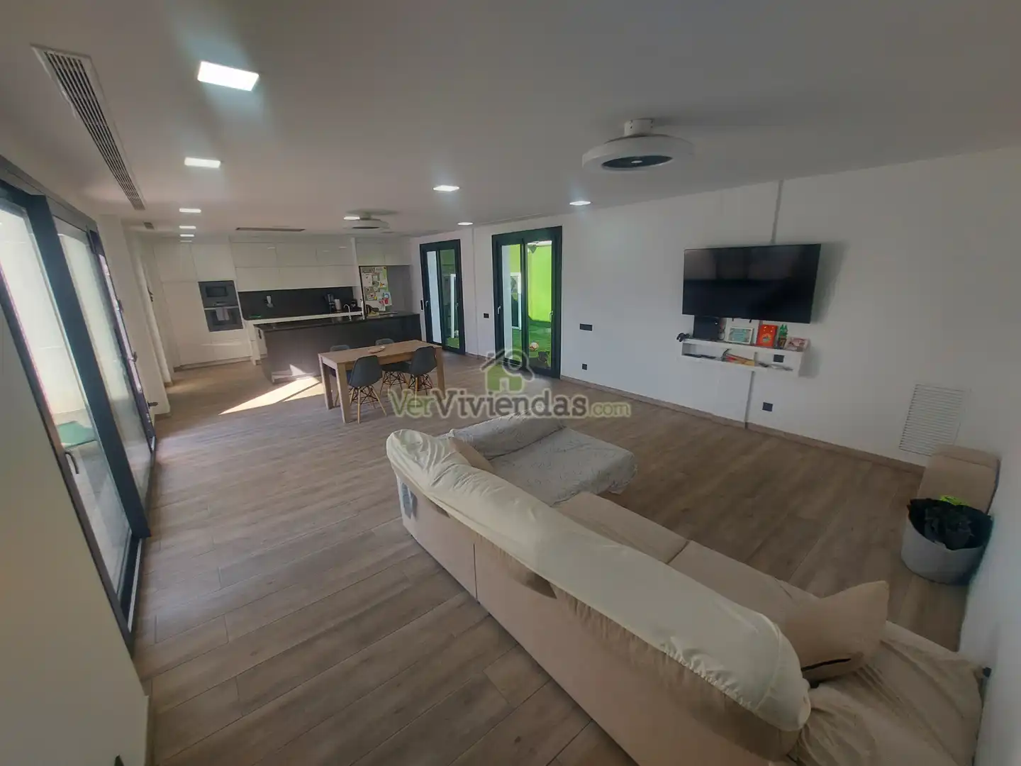 Wohnzimmer von Haus oder Chalet zum Verkauf in Pallejà mit Klimaanlage, Heizung und Privatgarten