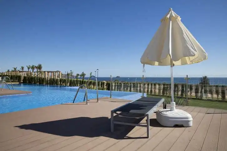 Swimming pool of Apartments for sale in Pulpí  with Air Conditioner, Terrace and Storage room