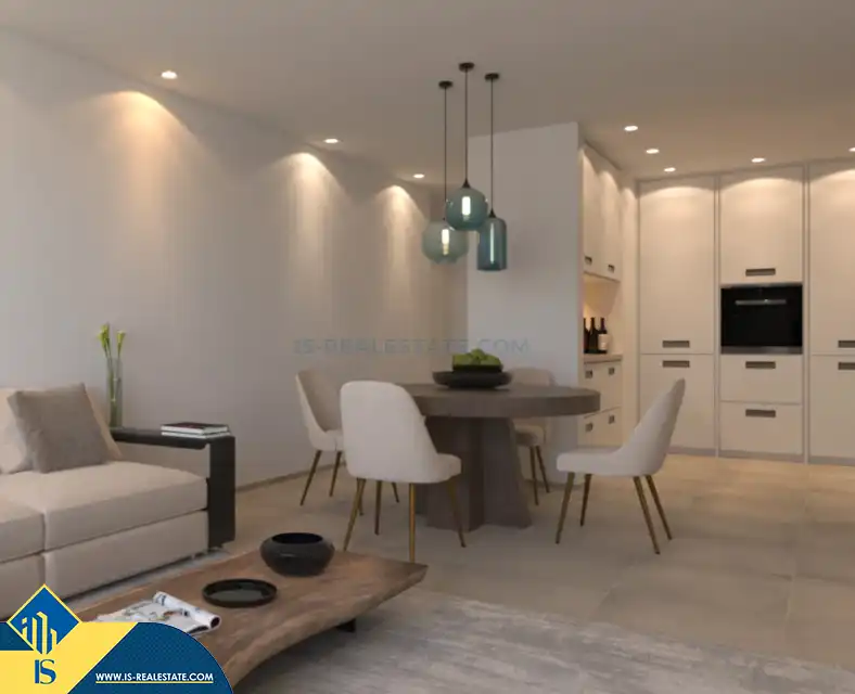 Sala d'estar de Apartament en venda en Eivissa amb Terrassa, Moblat i Piscina comunitària