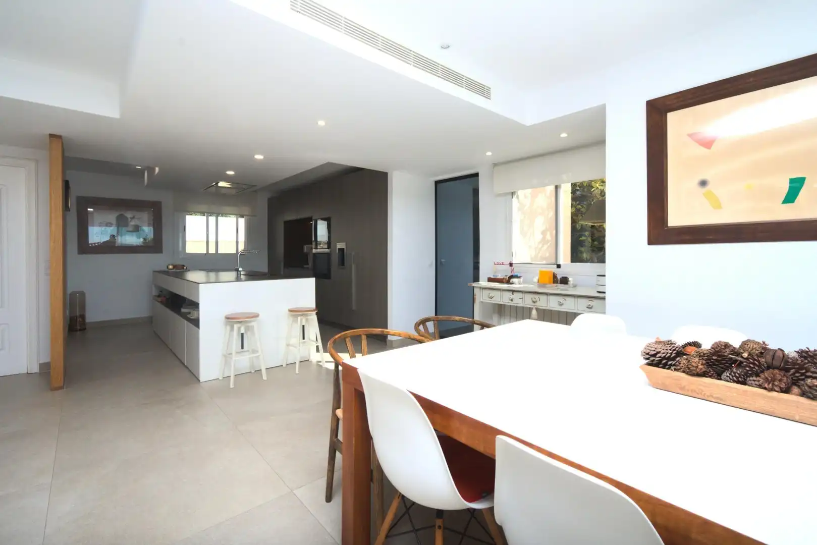 Cocina de Planta baja en venta en  Palma de Mallorca con Aire acondicionado, Calefacción y Jardín privado