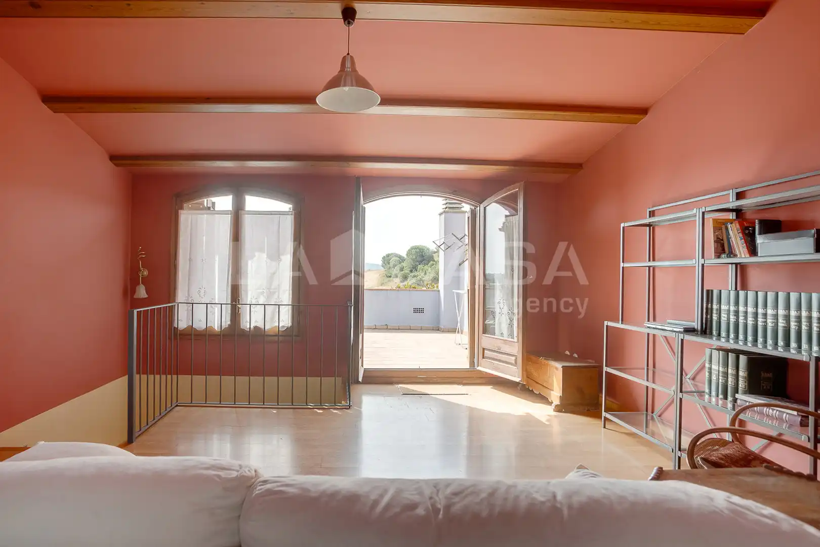 Sala d'estar de Casa adosada en venda en Sant Antoni de Vilamajor amb Calefacció, Terrassa i Traster