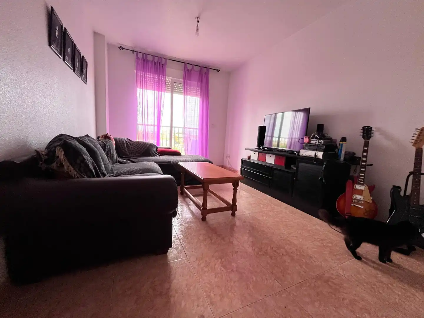 Sala de estar de Piso en venta en Águilas con Amueblado y Balcón