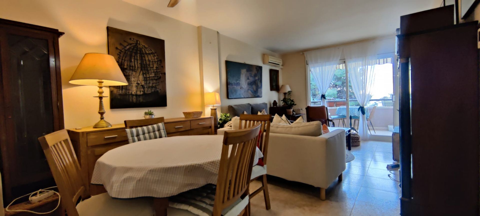 Dining room of Flat for sale in El Vendrell  with Air Conditioner, Heating and Storage room