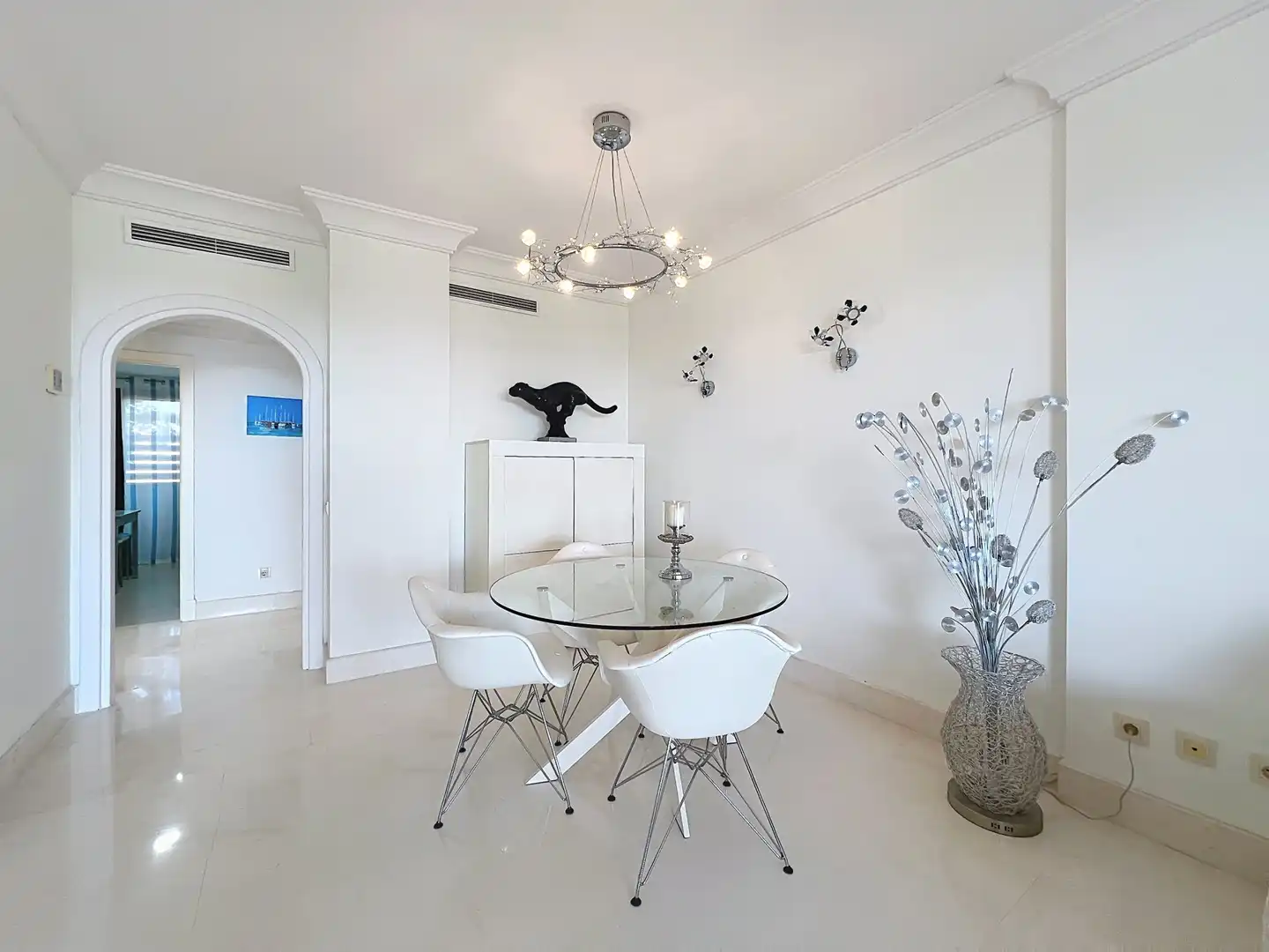 Menjador de Apartament en venda en Benahavís amb Aire condicionat i Terrassa